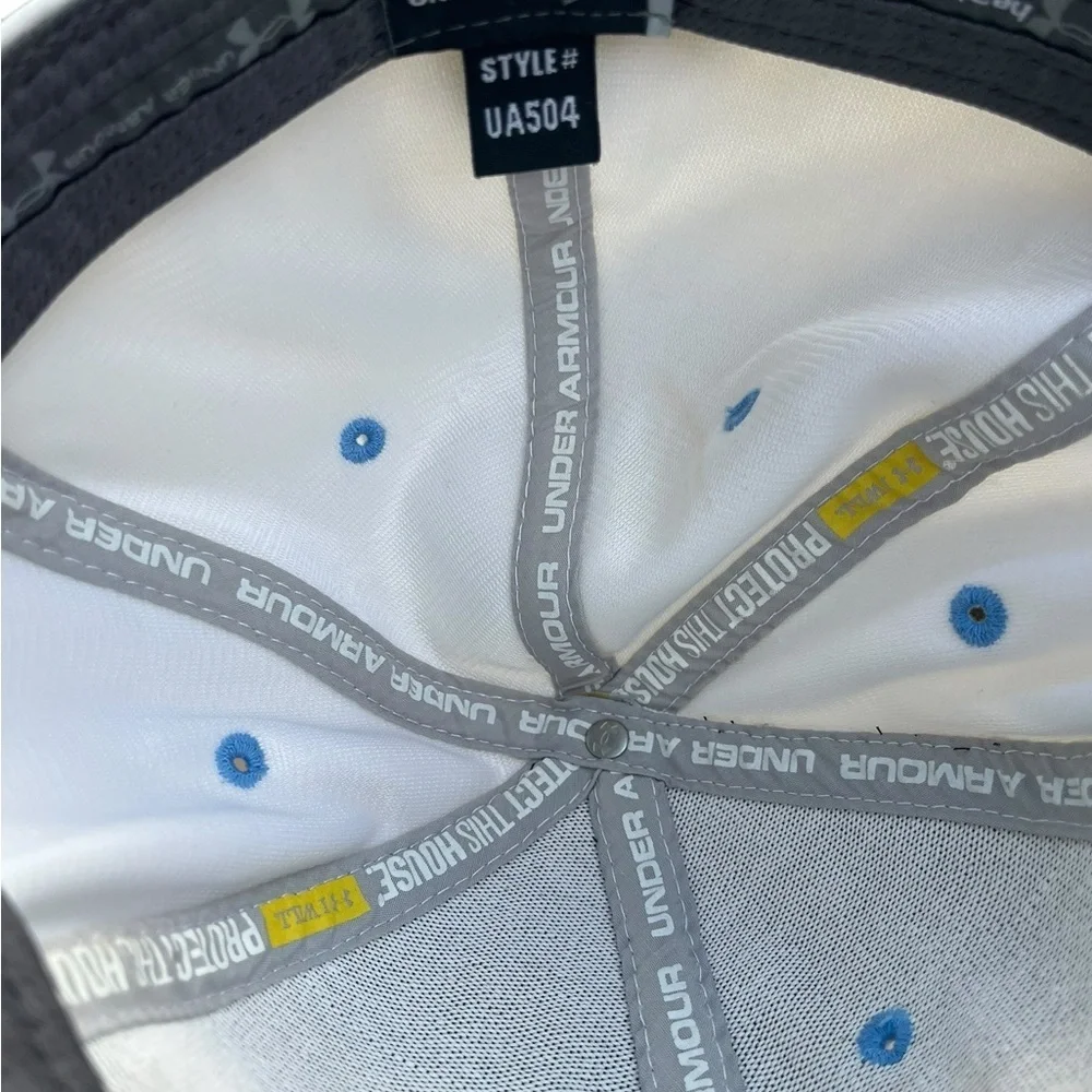 Under Armour Gray and White Cap